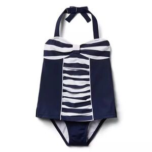 Janie and Jack Baby Girls Stripped Swimsuit